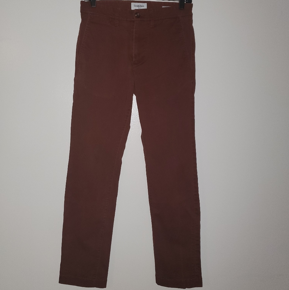 Goodfellow & Co Pecan Pie Hennepin Chino Size 28